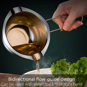 Stainless Steel Small Hot Oil Pot
