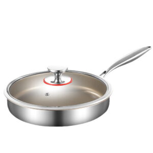 Titanium Alloy Stainless Steel Frying Pan