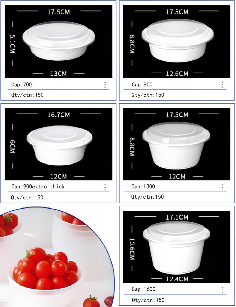 American Disposable Round Food Basin - Image 2
