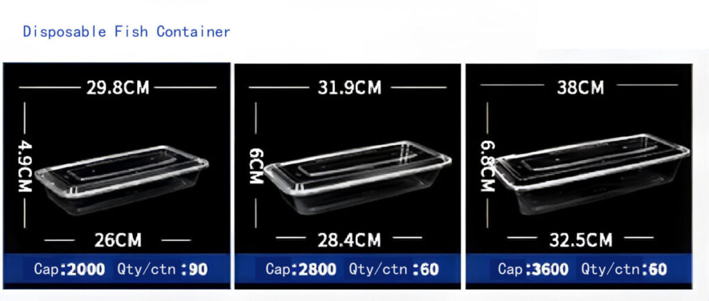 Disposable Fish Container