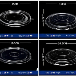 Disposable Round Food Box Lids